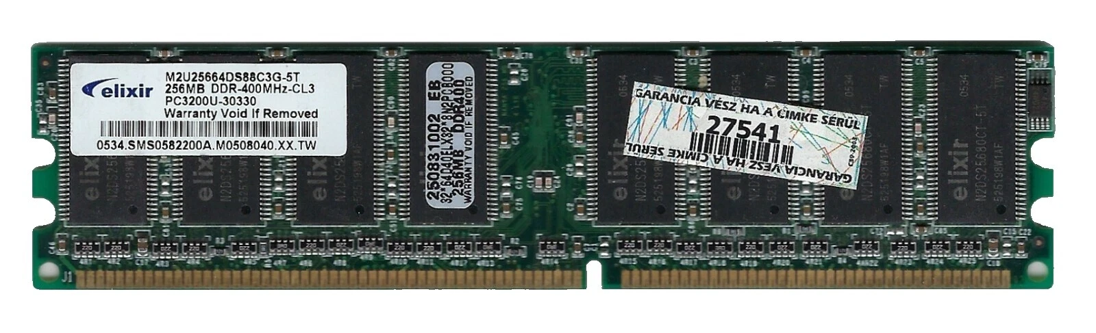 Elixir Computer RAM 256 MB Total Capacity 1 Modules