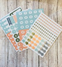 4 Sheets Planner Calendar Stickers Supplies Journal Notes To Do
