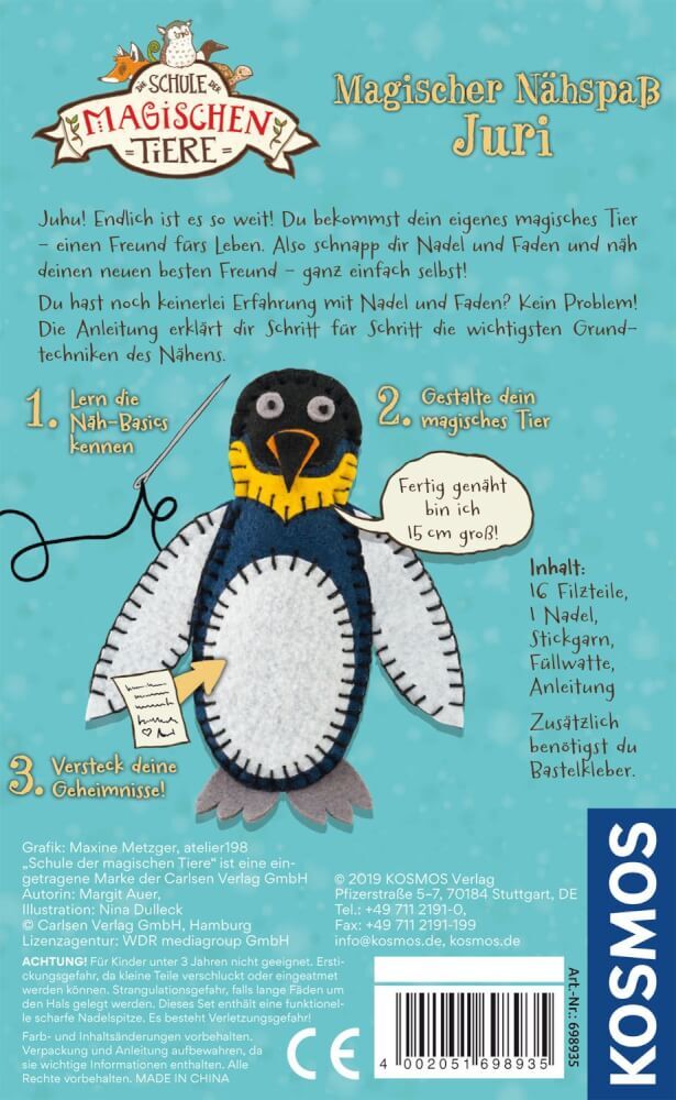 Thumbnail - Die Schule Der Magischen Tiere Nähspaß Juri