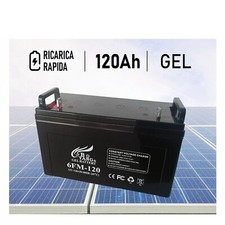 BATTERIA 120AH 12V AGM FOTOVOLTAICO GEL ENERGIA SOLARE NAUTICA CAMPER