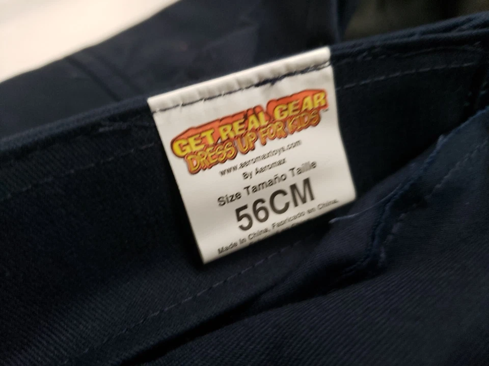 Traje de oficial de policía Aeromax Jr. talla 6/8 con insignia de gorra de policía y cinturón Foto 4 de 4