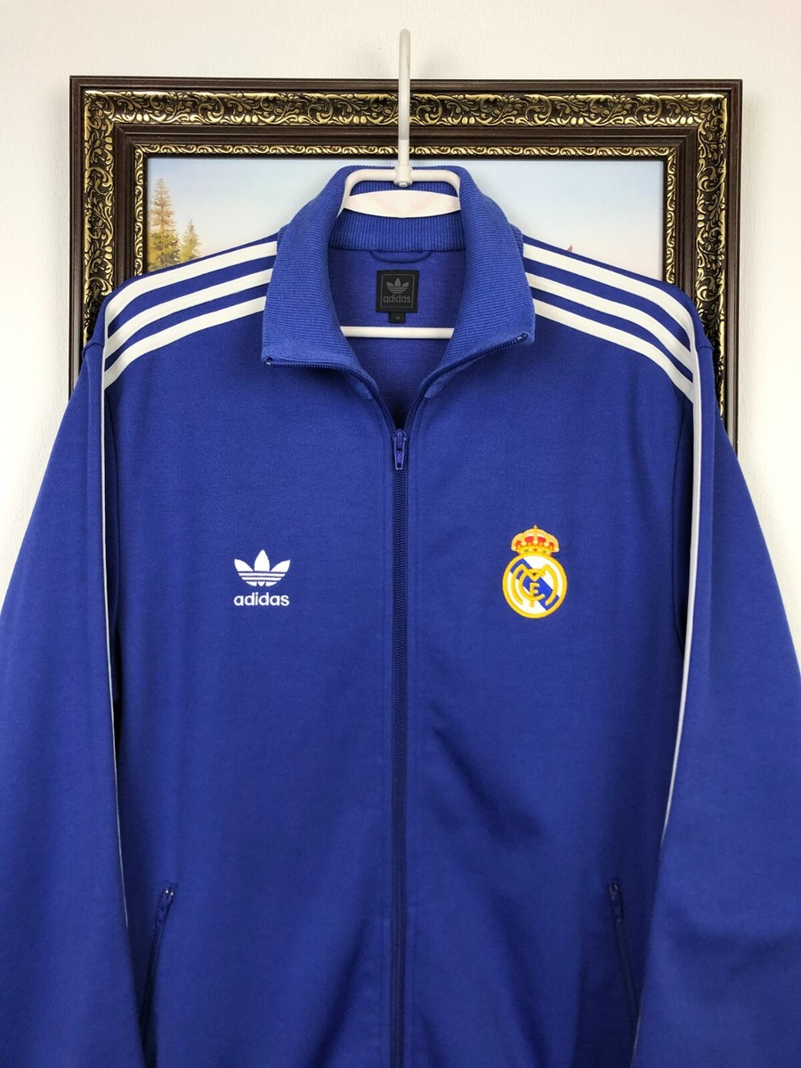 Vintage Adidas Originals Real Madrid Football Jacket Soccer Track