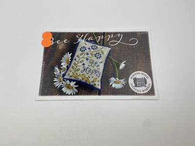 Summer House Stitche Workes Bee Happy Counted Cross Stitch Pattern