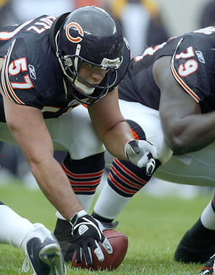 OLIN KREUTZ CHICAGO BEARS 8X10 PHOTO #2