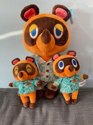 Animal Crossing New Horizons Tom Nook, Timmy, Tommy Plush Toy Stuffed Doll  Gifts