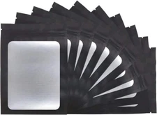 150pcs 4x6 Holographic Mylar Foil Bag Resealable Ziplock Pouch Clear Front