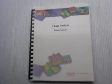 Veeco WYKO HD3300 Setup Guide Manual 980-149 Version HD3300.02 June 1999