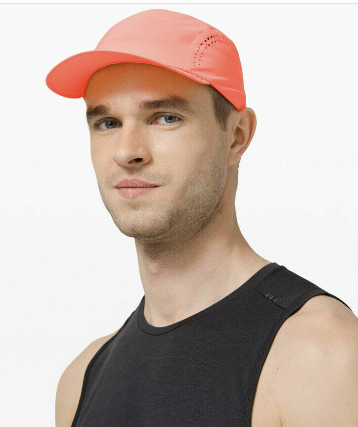 Lululemon Race Kit Hat Reflective Orange Size Large/XL Multi-Panel Running Hat | Men main image 4