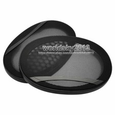2x For 6x9 inch Speaker Grll Cover 6"x9" Audio Decorative Circle Metal Mesh 10