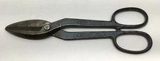 Tin Snips, Drop Forged Solid Steel, 2" Length of Cut, Straight Pattern, 12” OAL
