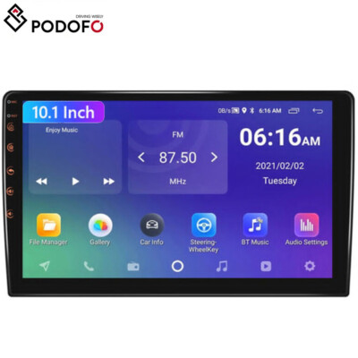 10.1'' Android 12 Autoradio Mit GPS Sat Nav Bluetooth USB WiFi Doppel 2DIN 2+32GB