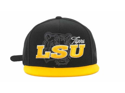 Louisiana State LSU Tigers TOW Sublime NCAA College Correa Trasera Plana Bill Gorra Sombrero Foto 2 de 4