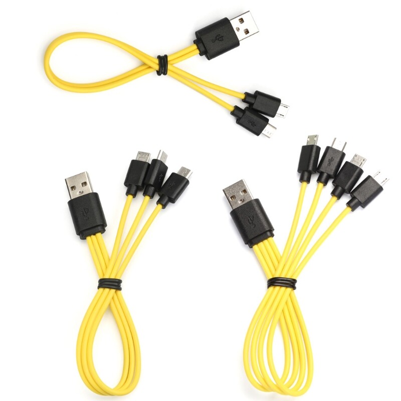 Micro USB Cable Splitter Cable 2In1 USB Charge Cable Mobile Phone Charger Cable