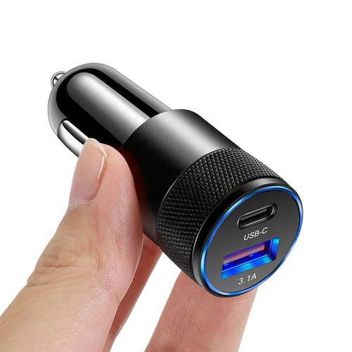 2 Port PD USB-C Fast Charging Car Charger Adapter For iPhone 14 13 12 11 Samsung - Picture 19 of 24