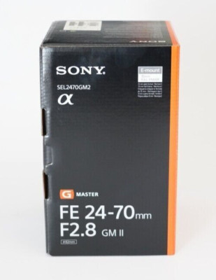 Sony FE 24-70mm f/2.8 GM II Standard Zoom Lens SEL2470GM2 Full frame camera