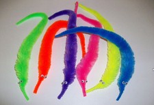 3 Magic Worms Mr Fuzzy Wigglee Twisty Slideyz Squirmles