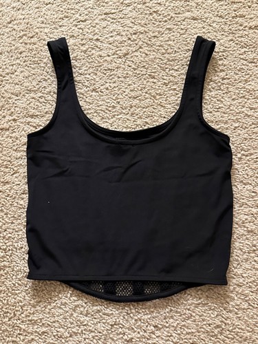River Island Cropped Mesh Corset Tank - Picture 5 of 5