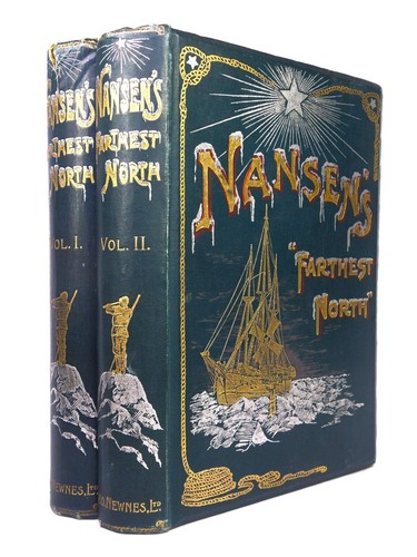 FARTHEST NORTH VON FRIDTJOF NANSEN 1898 ZWEITE AUSGABE - Bild 1 von 23