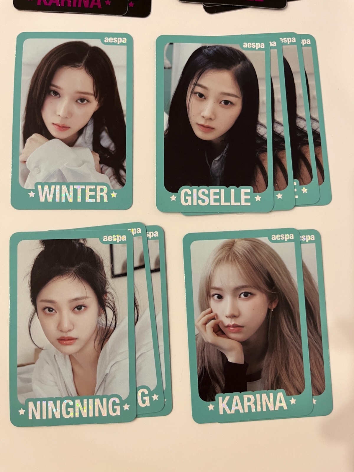 Aespa Giselle Photocard Aespa Girls Official MD Trading Photo Card
