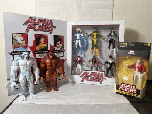 Marvel Legends Alpha Flight Team - Complete - 6in Action Figure Collection