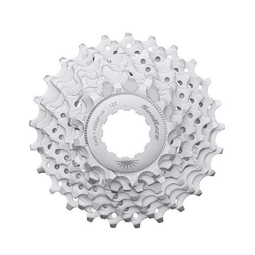 Cassette 9v 12-25 Sunrace pignon velo route compatible roue libre Shimano