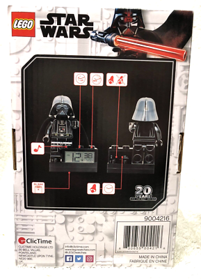 DARTH VADER ALARM CLOCK legos NEW minifigure 9004216 20 years of