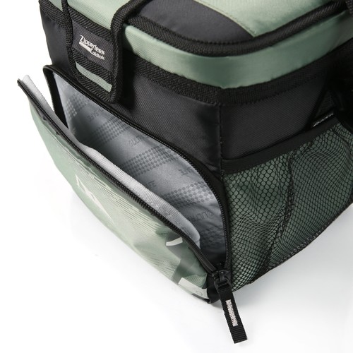 Arctic Zone 9 cans Zipperless Soft Sided Cooler with Hard Liner, Sea Foam Green - Picture 7 of 8