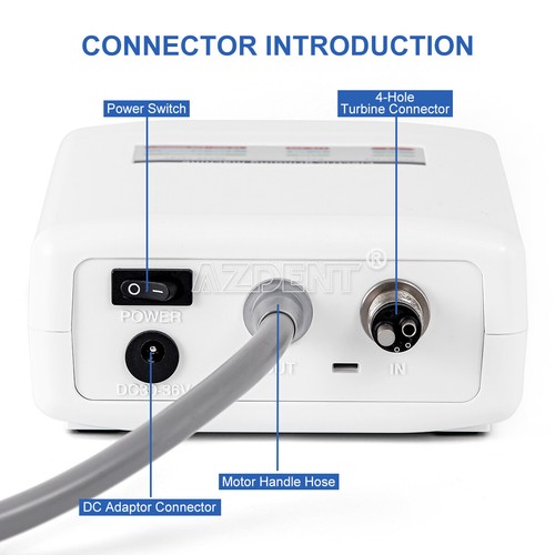 AZDENT Dental Electric LED Brushless Micro Motor/1:1/1:5 Increasing Handpiece - Picture 65 of 76