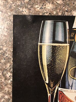 1980 GH Mumm Cordon Rouge Champagne VTG 80s PRINT AD Reims France