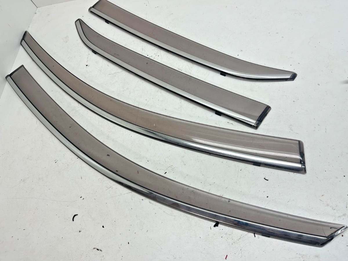 JDM TOYOTA MARK X GRX120 4DOOR RAIN VISOR GUARD SET FACTORY OEM | eBay