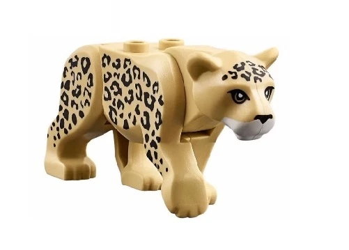 HTF LEGO LEOPARD Authentic Minifigure Minifig Big Cat Jungle Zoo Animal NEW