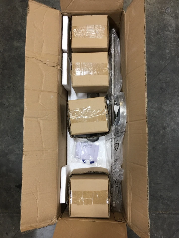 Yosemite Espejo Decoración del Hogar Lago 4 Luces Níquel Cepillado Baño Tocador Luz Foto 4 de 4