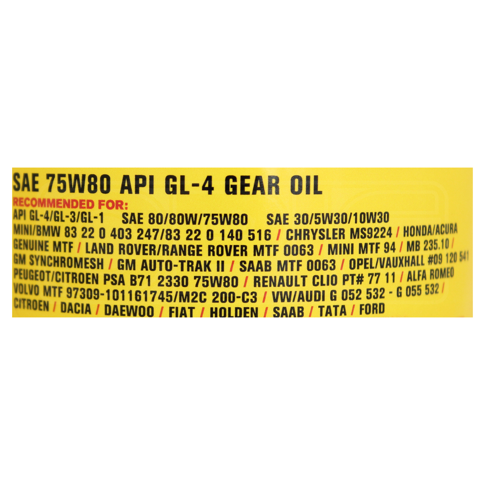 RED LINE MTL 75W80 75W80 GL4 Gear Oil Manual Transmission 1 US Quart
