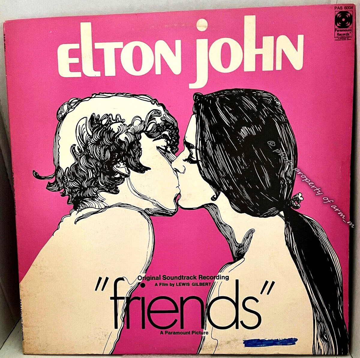 Elton John, Friends (1971 movie soundrack PAS 6004) Good Plus Condition