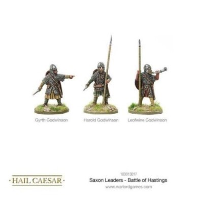 Warlord Games Hail Caesar Saxon Leaders - Battle Of Hastings