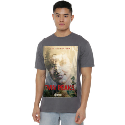 Twin Peaks Laura Palmer T-Shirt S-4XL, anthrazit