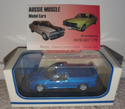 1:64 Biante Ford FPV BA Pursuit Falcon Utility in Blueprint Blue