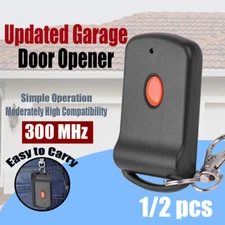 1/2PC Garage Door Remote 300MHZ Multi-Code 3060 3089 4120 3083 1089 For Linear