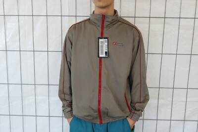 Lotto Herren Vintage 90s 90er Trainingsjacke Gr. L track Jacket Carob Brown WG1