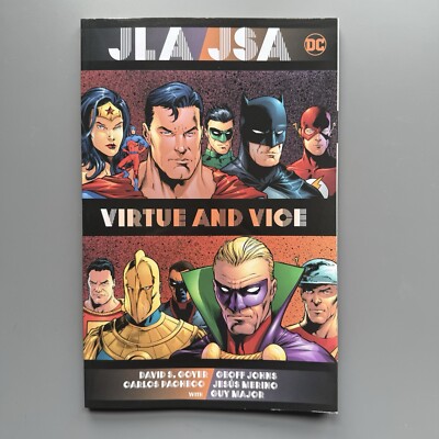 JLA JSA Virtue and Vice TPB Geoff Johns Carlos Pacheco DC 2023