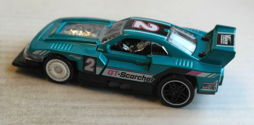 Hot Wheels Pull-Back Speeders GT-Scorcher türkis HW Sportwagen Auto Car Mattel - Picture 2 of 5