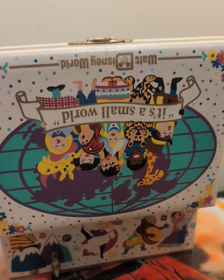 Vintage Walt Disney It's A Small World Music Box Retro Rare Works