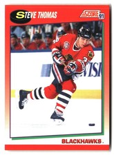 1991-92 Score Canadian English #94 Steve Thomas