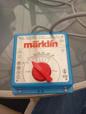 B ) Märklin Trafo 37540 Transformator 10 VA  - Ungetestet