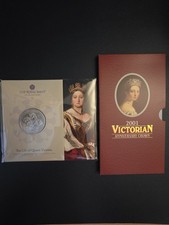 2 X Queen Victoria/Victorian 5 Pound/crown Royal Mint Coins 2001 & 2026