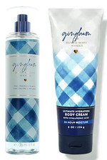 Bath  Body Works Holiday Gift Set Fine Fragrance Mist   Body cream pack of 2