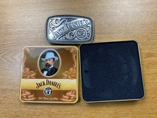 Jack Daniels Belt Buckle with Case