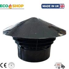 4" Pipe Vent Cowl Umbrella Vent Cap VCB Roof Vent Cover Weatherproof UK (1–8)