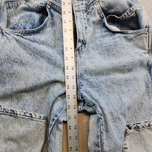 Vintage Levi's Silver Tab Paper Bag Taille Damen Größe 11/12 Acid Wash 80er Baggy - Bild 4 von 10