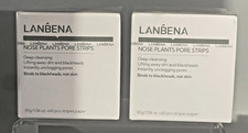 Lot of 2 LANBENA Pore Strips 60 Pcs Salicylic Acid Nose Blackhead Remover Acne